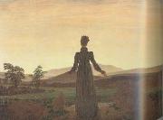 Caspar David Friedrich, Woman Before the Setting Sun (mk10)